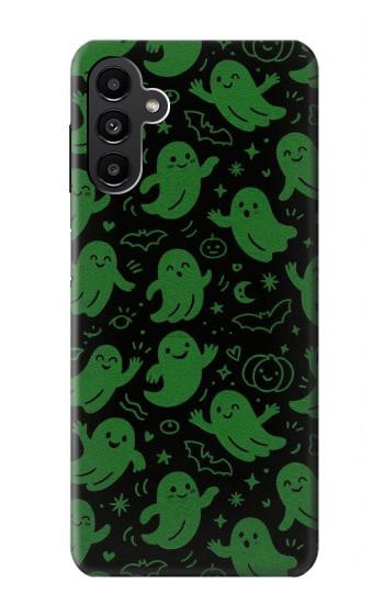 S4087 Cute Green Ghost Cartoon Pattern Case For Samsung Galaxy A13 5G