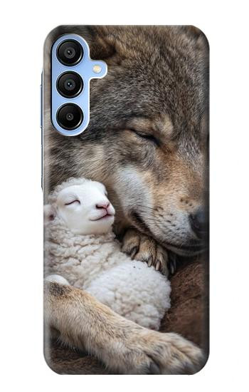 S4089 Gentle Wolf And Lamb Friendship Art Case For Samsung Galaxy A15 5G
