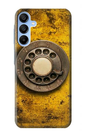 S4107 Retro Rotary Phone Dial Vintage Case For Samsung Galaxy A15 5G