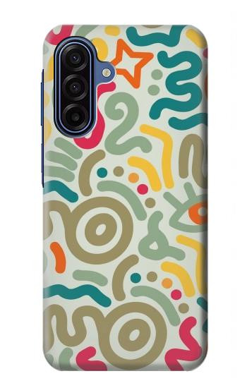 S4078 Abstract Colorful Doodle Pattern Case For Samsung Galaxy A17