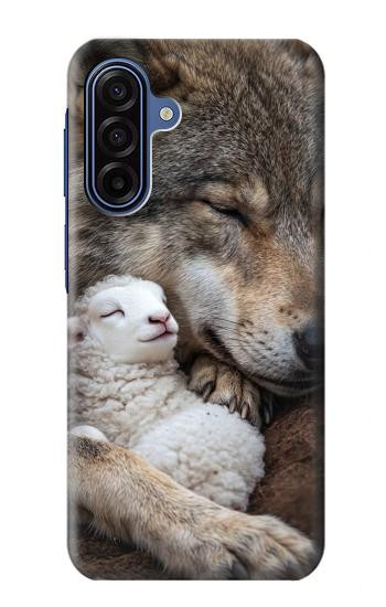 S4089 Gentle Wolf And Lamb Friendship Art Case For Samsung Galaxy A17