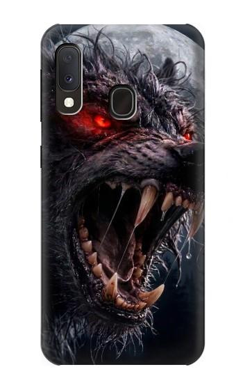 S4094 Wolf Moonlight Fantasy Art Case For Samsung Galaxy A20e