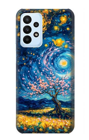 S4081 Dreamy Spiral Galaxy Night Sky Art Case For Samsung Galaxy A23