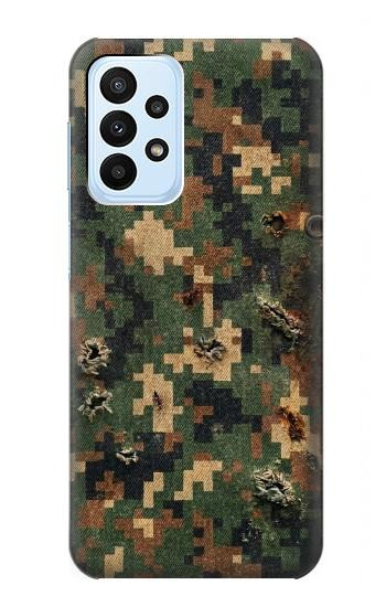 S4091 Green Digital Camouflage Pattern Case For Samsung Galaxy A23