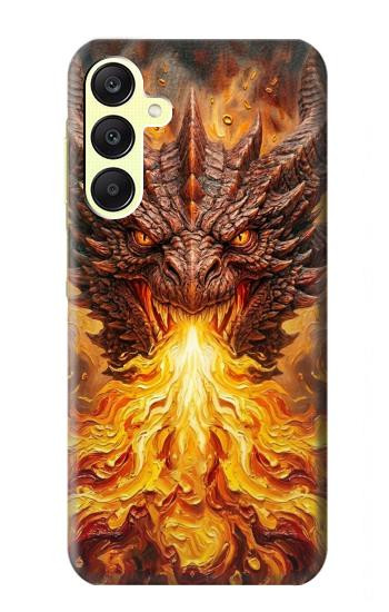 S4090 Epic Fire Dragon Fantasy Illustration Case For Samsung Galaxy A25 5G
