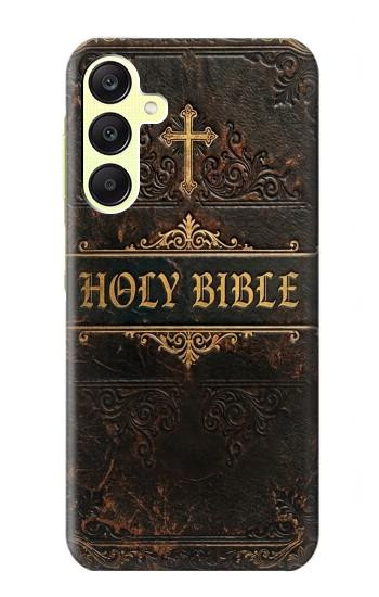 S4109 Vintage Antique Bible Book Cover Art Case For Samsung Galaxy A25 5G