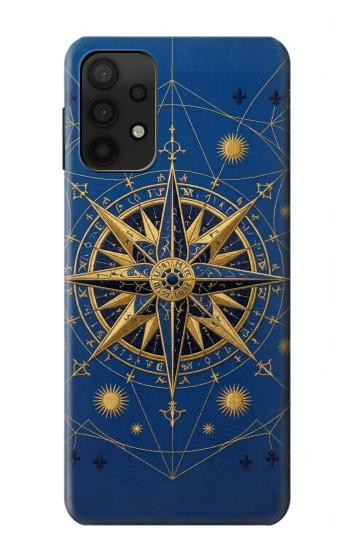 S4086 Nautical Compass Maritime Design Case For Samsung Galaxy A32 5G