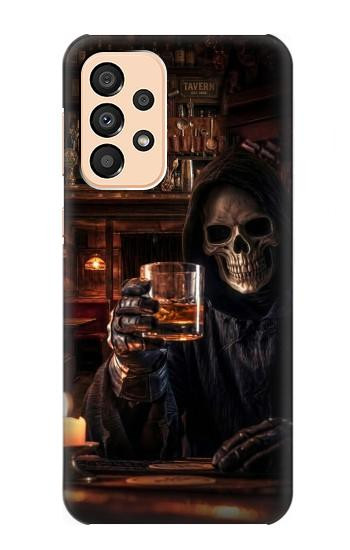 S4102 Vintage Skull Tavern Artwork Case For Samsung Galaxy A33 5G