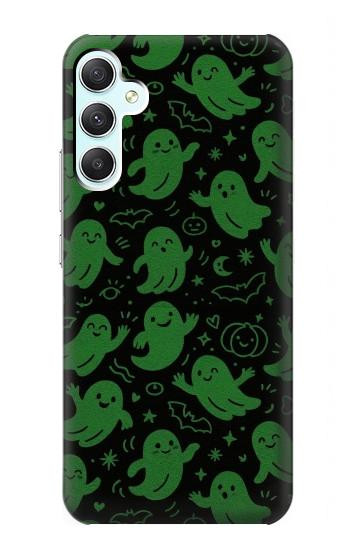 S4087 Cute Green Ghost Cartoon Pattern Case For Samsung Galaxy A34 5G