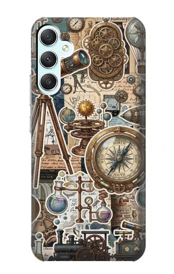S4100 Vintage Scientific Discovery Collage Case For Samsung Galaxy A34 5G