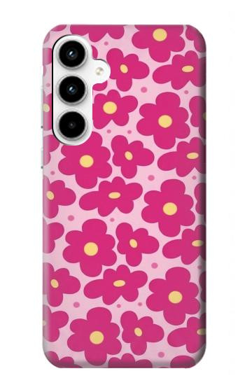 S4097 Pink Floral Seamless Pattern Design Case For Samsung Galaxy A35 5G