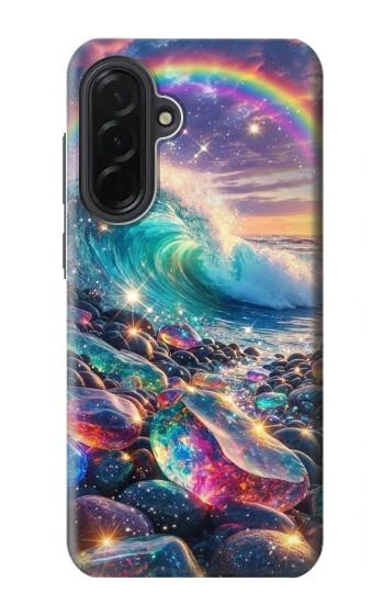 S4084 Rainbow Ocean Wave Fantasy Case For Samsung Galaxy A36