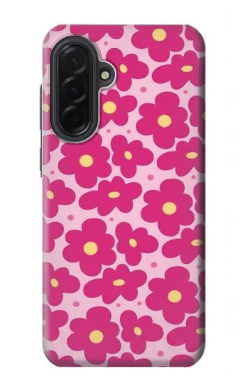 S4097 Pink Floral Seamless Pattern Design Case For Samsung Galaxy A36