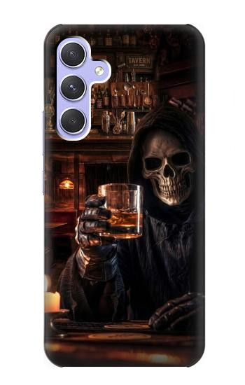S4102 Vintage Skull Tavern Artwork Case For Samsung Galaxy A54 5G