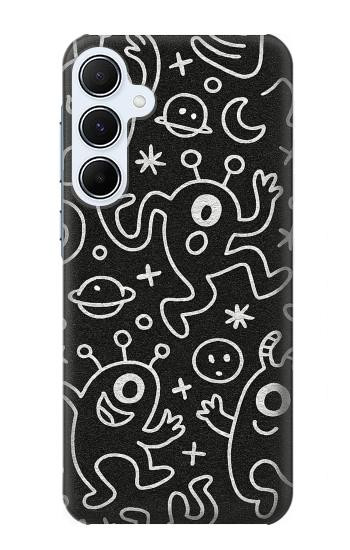 S4101 Cute Cartoon Monster Pattern Case For Samsung Galaxy A55 5G