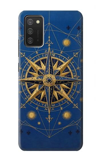 S4086 Nautical Compass Maritime Design Case For Samsung Galaxy A03S