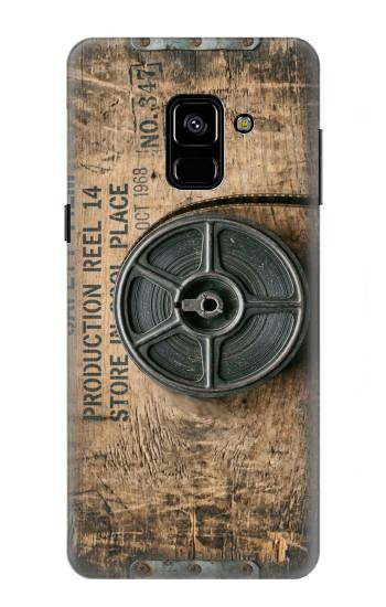 S4108 Vintage Camera Film Reel Artwork Case For Samsung Galaxy A8 (2018)