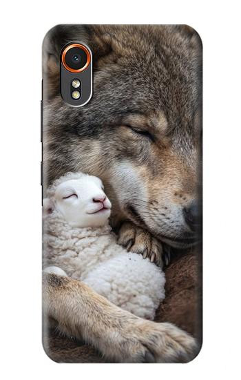 S4089 Gentle Wolf And Lamb Friendship Art Case For Samsung Galaxy XCover7