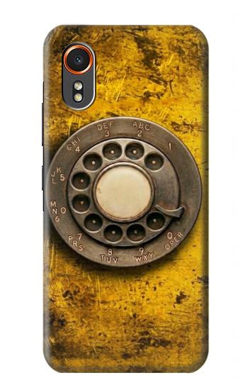 S4107 Retro Rotary Phone Dial Vintage Case For Samsung Galaxy XCover7