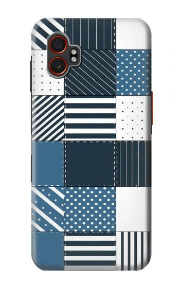 S4082 Modern Geometric Patchwork Pattern Case For Samsung Galaxy XCover7 Pro