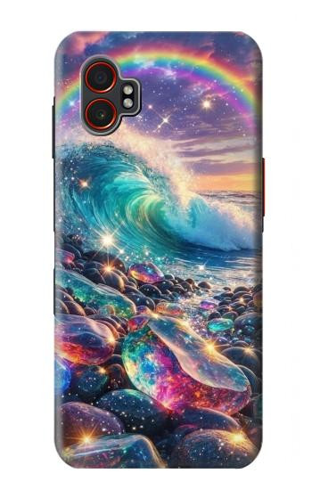 S4084 Rainbow Ocean Wave Fantasy Case For Samsung Galaxy XCover7 Pro