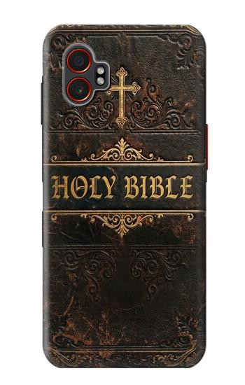 S4109 Vintage Antique Bible Book Cover Art Case For Samsung Galaxy XCover7 Pro