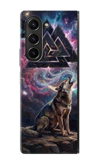 S4110 Mystic Wolf Ancient Symbol Artwork Case For Samsung Galaxy Z Fold 5
