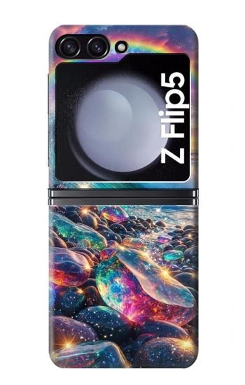 S4084 Rainbow Ocean Wave Fantasy Case For Samsung Galaxy Z Flip 5