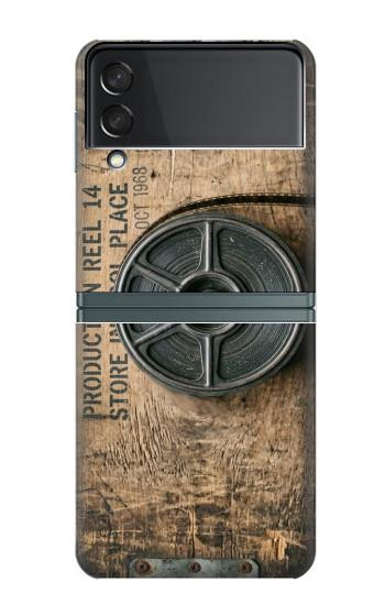 S4108 Vintage Camera Film Reel Artwork Case For Samsung Galaxy Z Flip 3 5G