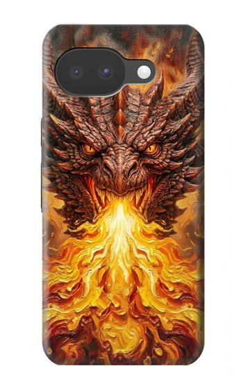 S4090 Epic Fire Dragon Fantasy Illustration Case For Google Pixel 10a