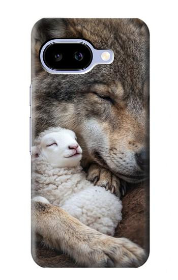 S4089 Gentle Wolf And Lamb Friendship Art Case For Google Pixel 9a