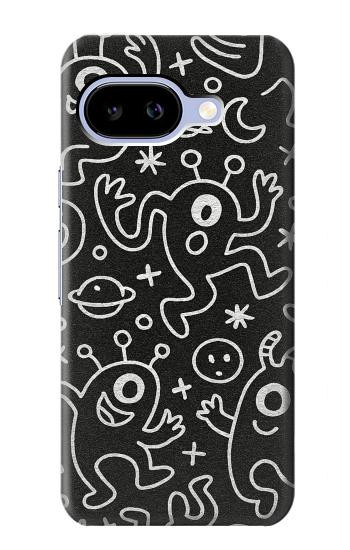 S4101 Cute Cartoon Monster Pattern Case For Google Pixel 9a