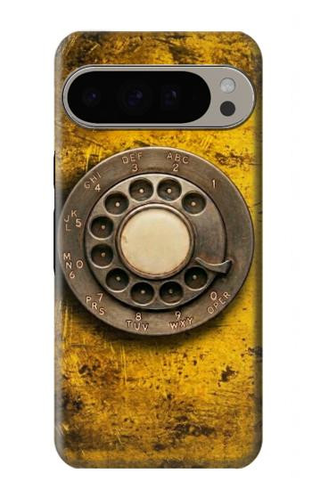 S4107 Retro Rotary Phone Dial Vintage Case For Google Pixel 9 Pro XL