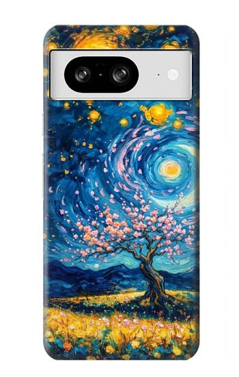 S4081 Dreamy Spiral Galaxy Night Sky Art Case For Google Pixel 8
