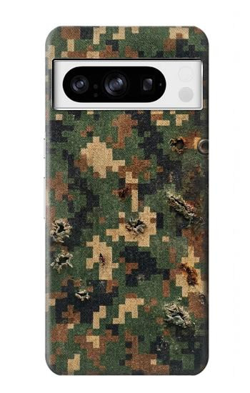 S4091 Green Digital Camouflage Pattern Case For Google Pixel 8 pro