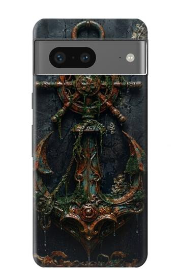 S4106 Vintage Maritime Anchor Helm Art Case For Google Pixel 7a