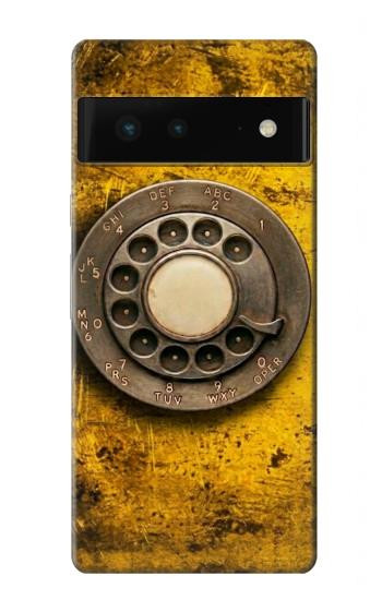 S4107 Retro Rotary Phone Dial Vintage Case For Google Pixel 6
