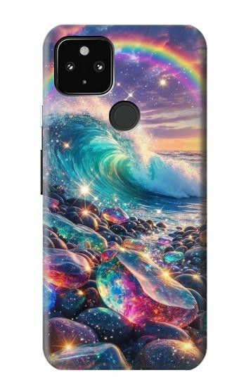 S4084 Rainbow Ocean Wave Fantasy Case For Google Pixel 4a 5G