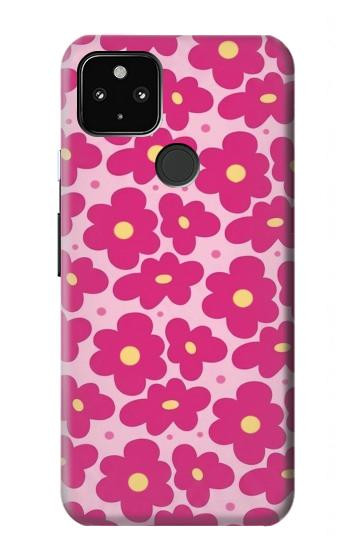 S4097 Pink Floral Seamless Pattern Design Case For Google Pixel 4a 5G