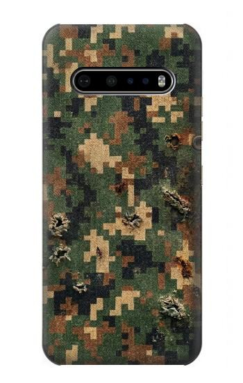S4091 Green Digital Camouflage Pattern Case For LG V60 ThinQ 5G