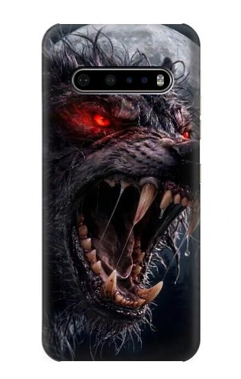S4094 Wolf Moonlight Fantasy Art Case For LG V60 ThinQ 5G