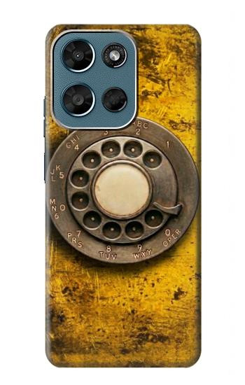 S4107 Retro Rotary Phone Dial Vintage Case For Motorola Moto G (2026), G Play (2026)