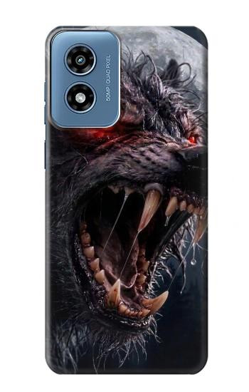 S4094 Wolf Moonlight Fantasy Art Case For Motorola Moto G Play 4G (2024)