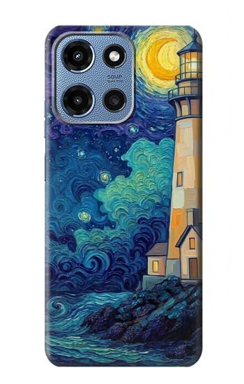 S4092 Moonlit Lighthouse Coastal Painting Case For Motorola Moto G 5G (2025)