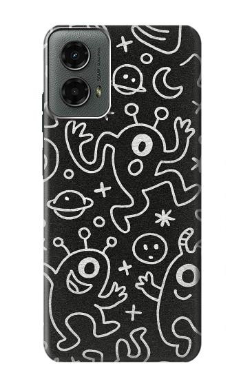 S4101 Cute Cartoon Monster Pattern Case For Motorola Moto G 5G (2024)