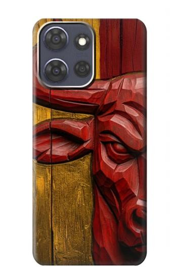S4098 Span Bull Carved Artwork Case For Motorola Moto G Power (2025,2026)