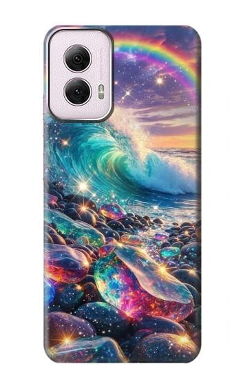S4084 Rainbow Ocean Wave Fantasy Case For Motorola Moto G Power 5G (2024)