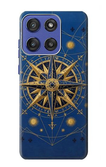 S4086 Nautical Compass Maritime Design Case For Motorola Moto G Stylus 5G (2025,2026), Edge 60 Stylus