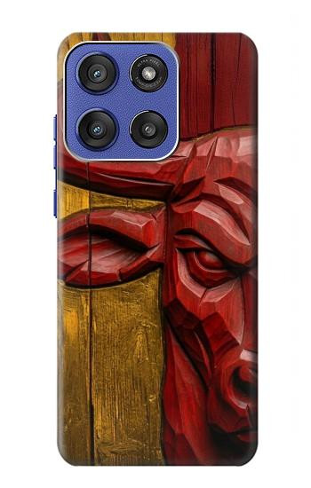 S4098 Span Bull Carved Artwork Case For Motorola Moto G Stylus 5G (2025,2026), Edge 60 Stylus