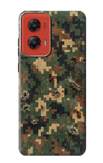 S4091 Green Digital Camouflage Pattern Case For Motorola Moto G Stylus 5G (2024)